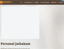 Tablet Screenshot of jathakam.org